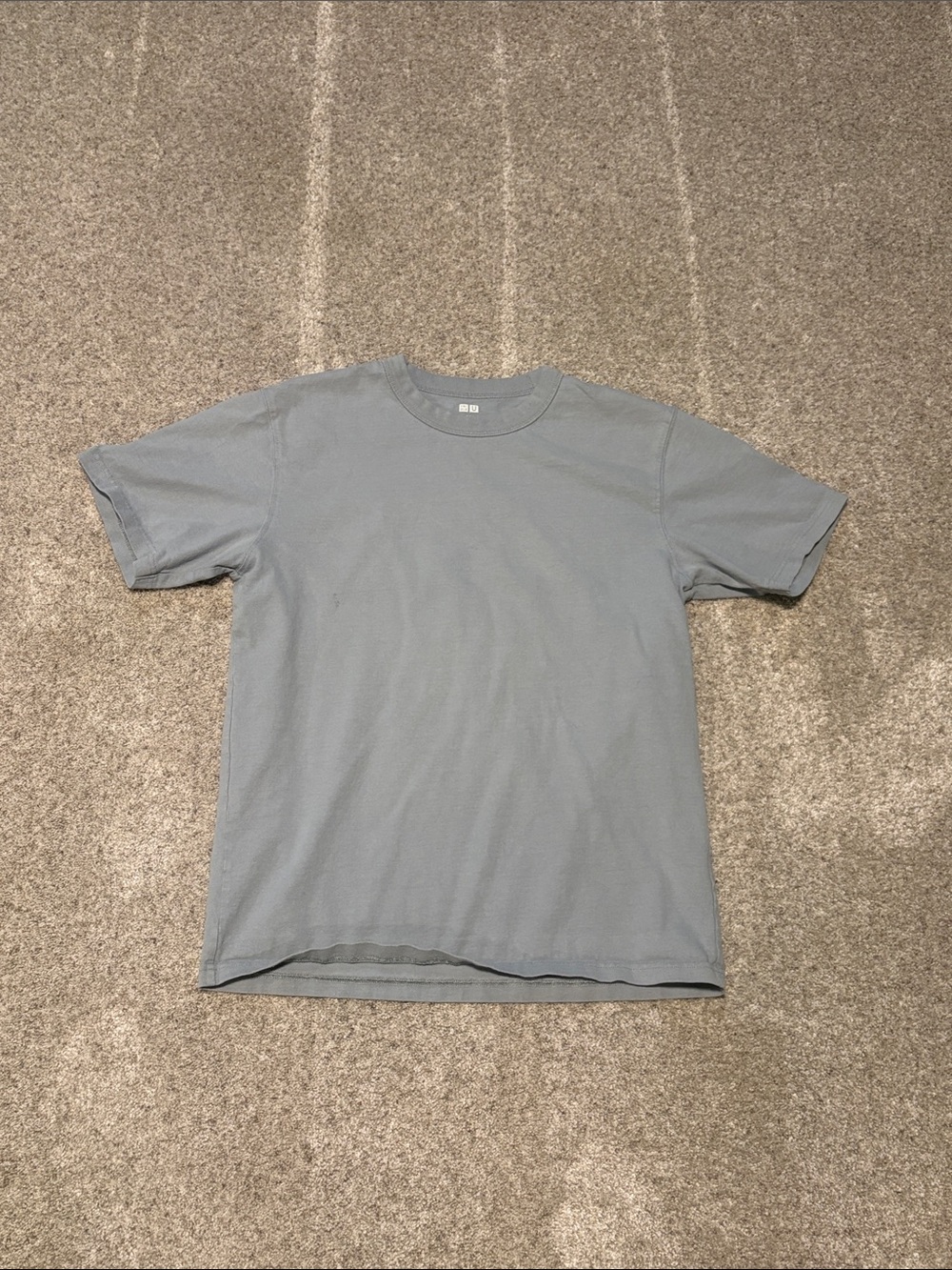 Uniqlo Men's Short Sleeve Crew T-Shirt - Dusty Blue